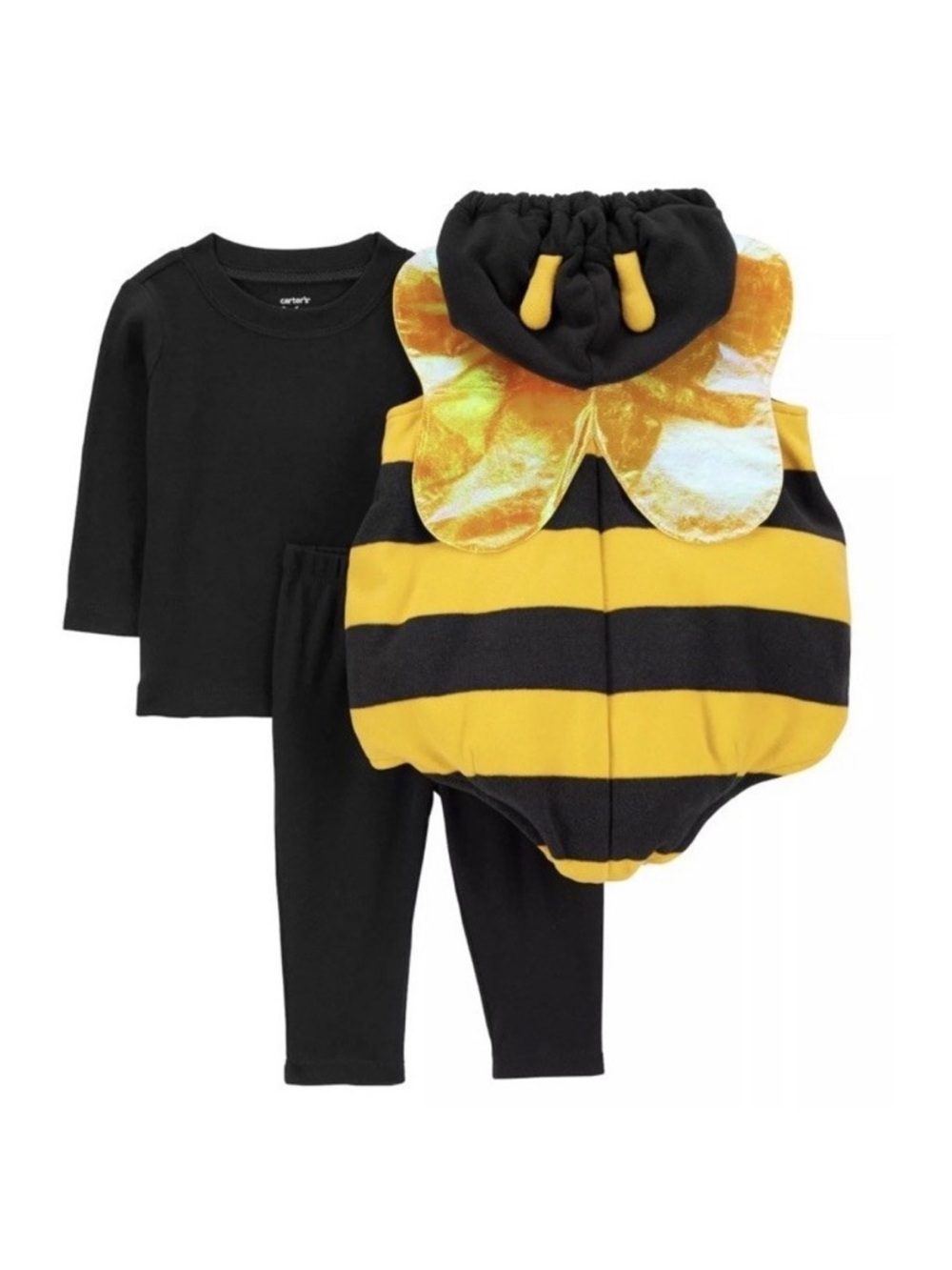 Carter's Baby Bee Costume Set - Black & Yellow 3-6 months